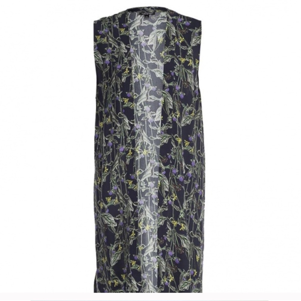 Topshop floral vest